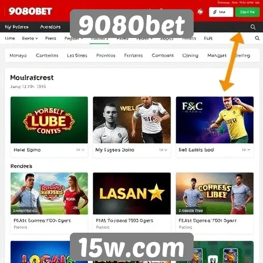 Oferta de jogos e apostas disponíveis no 9080bet